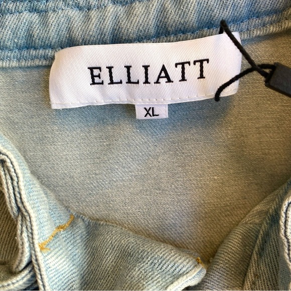 ELLIATT Country Braided Denim Jumpsuit, Size XL, NWT - Picture 3 of 10